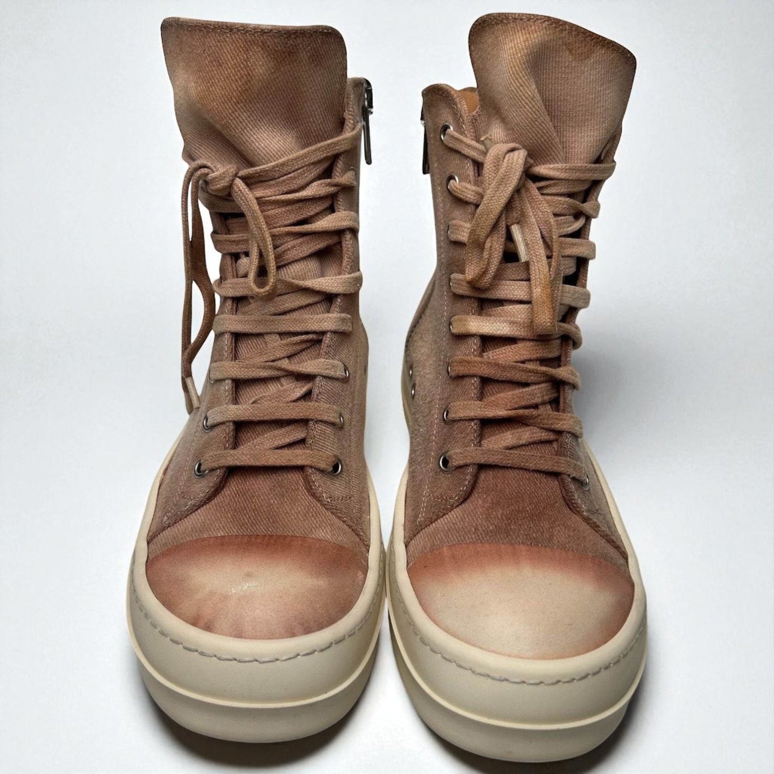 Rick Owens Ramones High Faded Pink