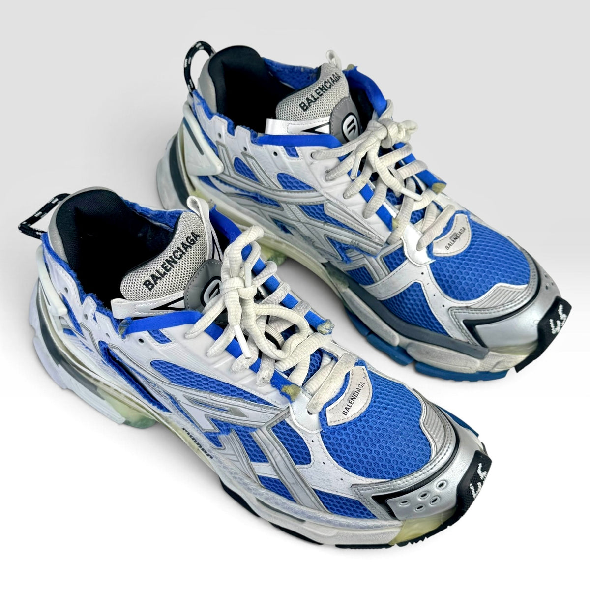 Balenciaga Runner Blue/White Sneakers
