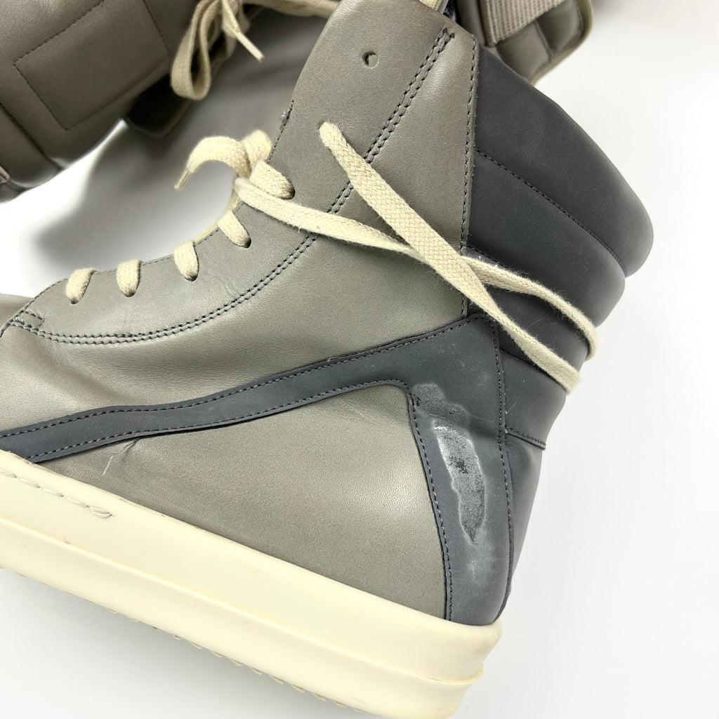 Rick Owens Geobasket Grey Reflective
