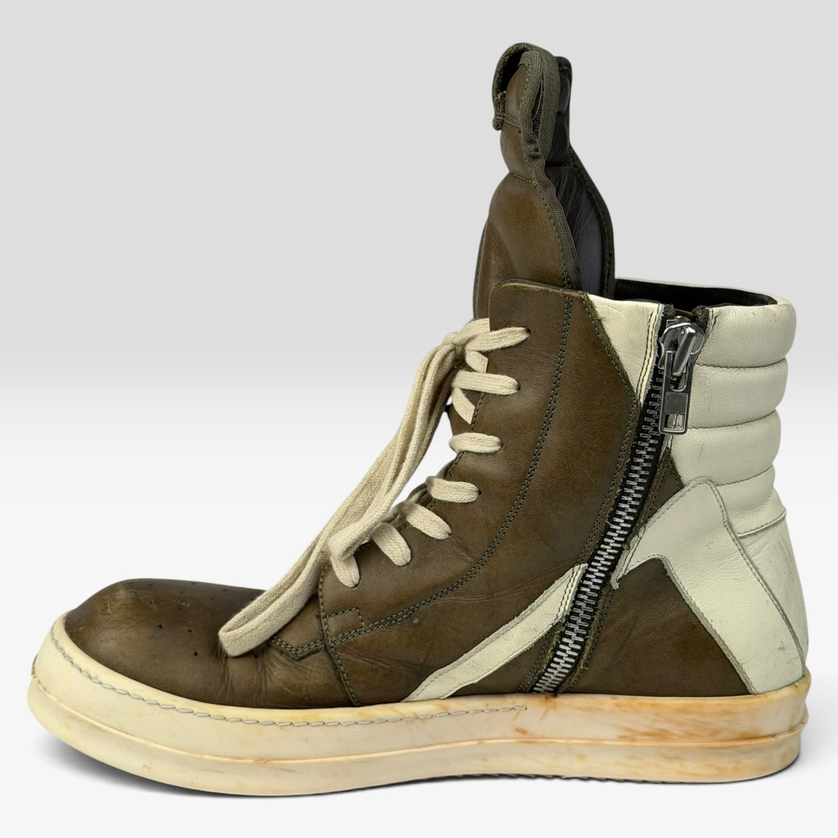Rick Owens Geobasket Brown/Milk 2016