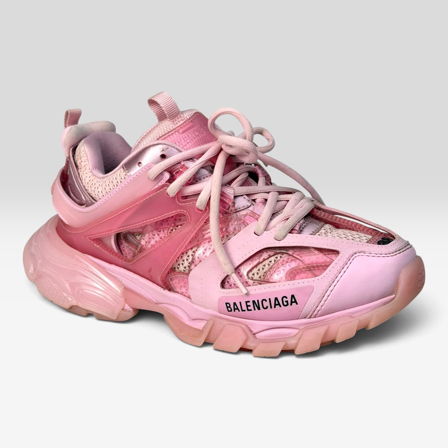 Balenciaga Track Clear Sole Pink