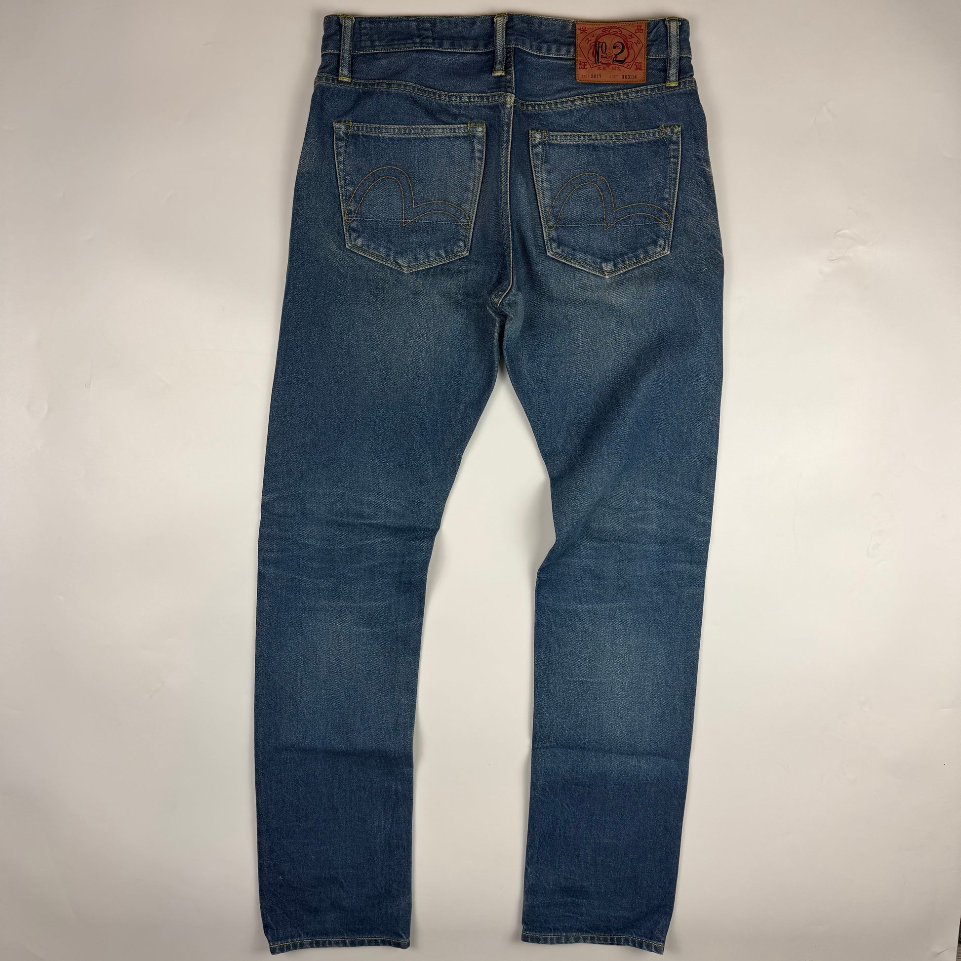 Evisu Embroidered Pocket Seagull Jeans