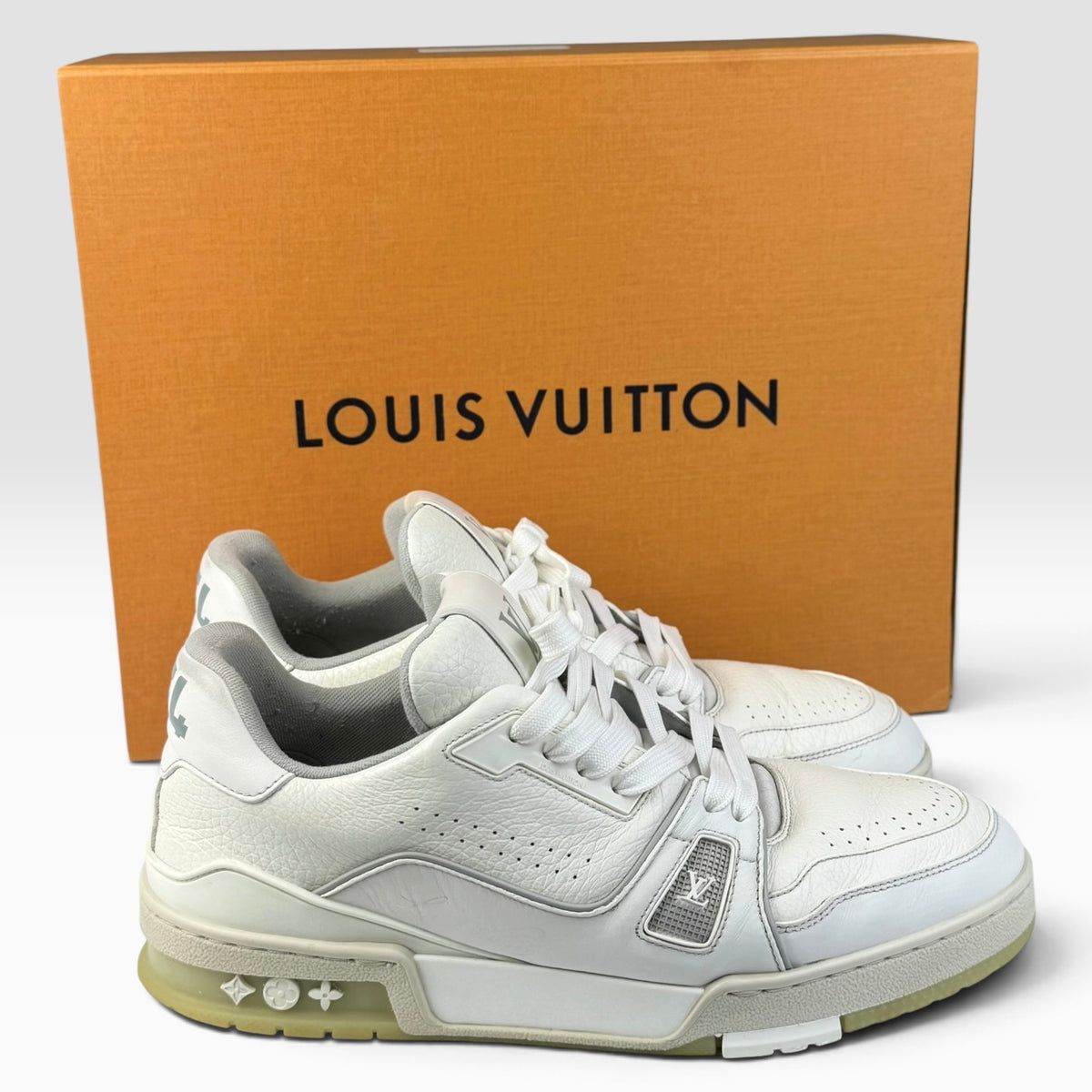 Louis Vuitton LV Trainer White/Grey Signature
