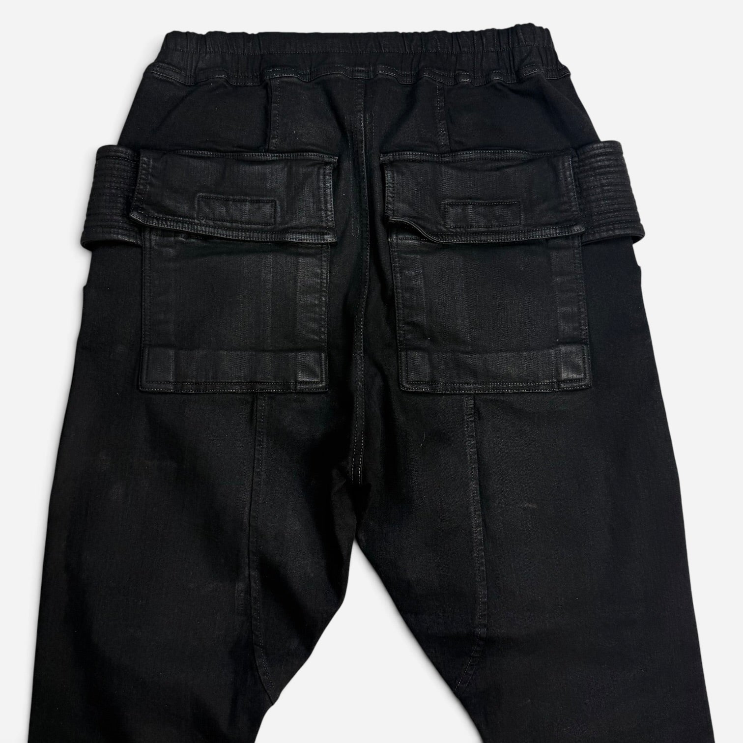 Rick Owens DRKSHDW Creatch Cargo Waxed Pants