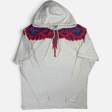 Marcelo Burlon Layered Wings Hoodie