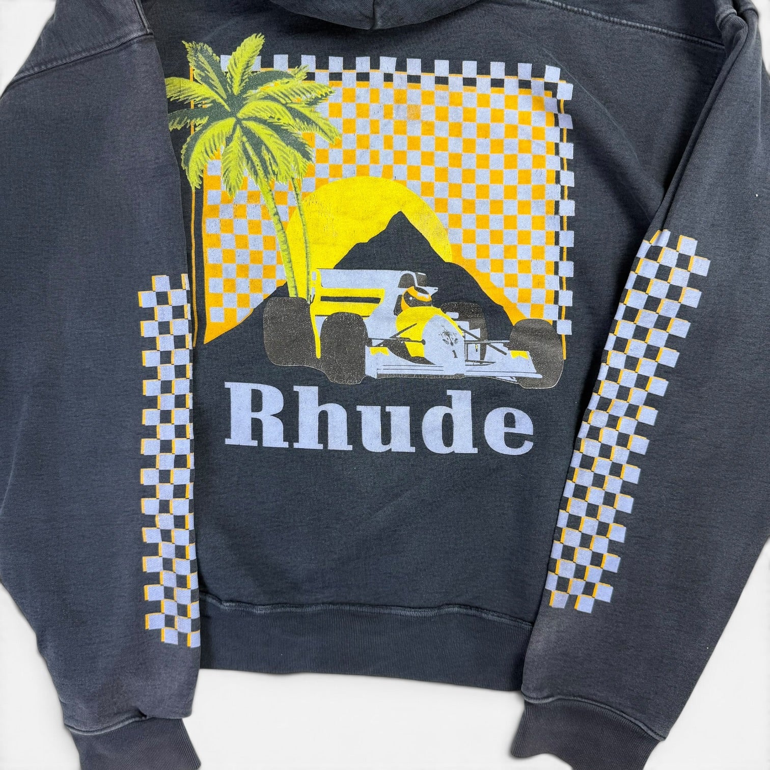 Rhude Moonlight Tropics Print Hoodie