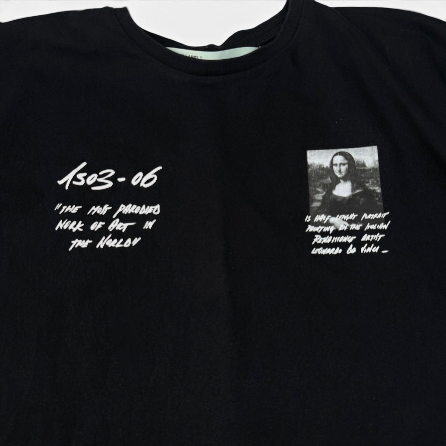 Off-White Mona Lisa T-Shirt Black