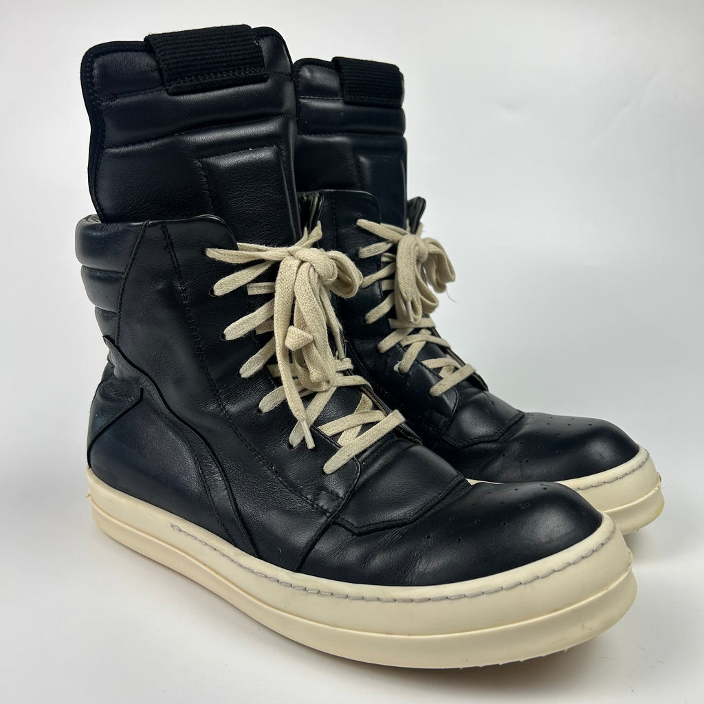 Rick Owens Geobasket Black Milk