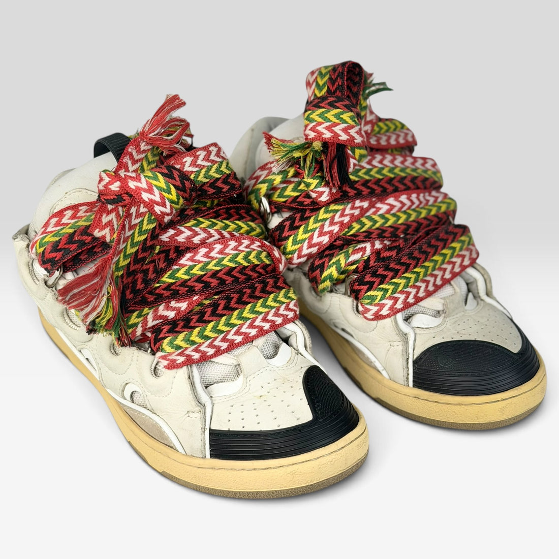 Lanvin Curb White Sneakers