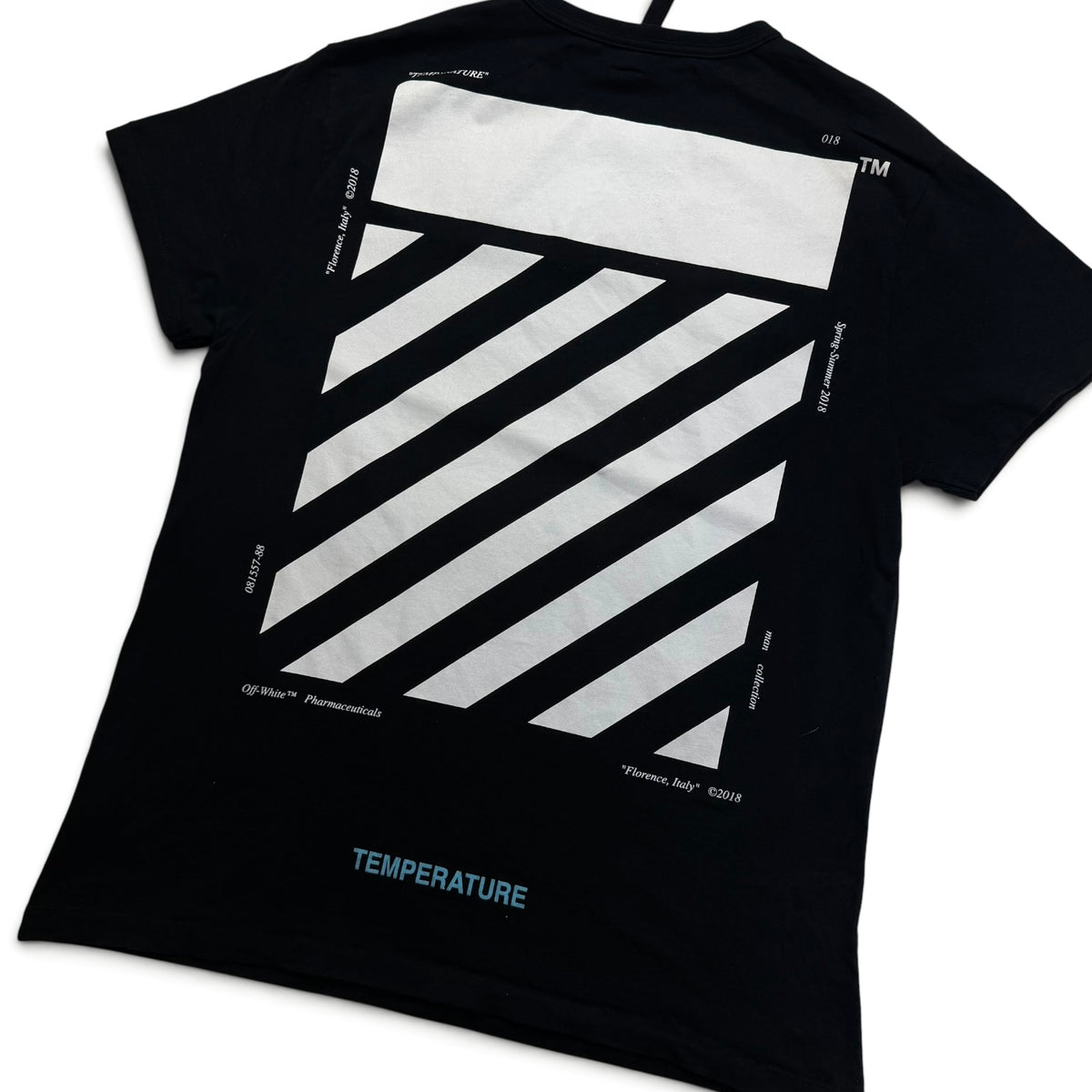 Off-White Temperature T-Shirt Black