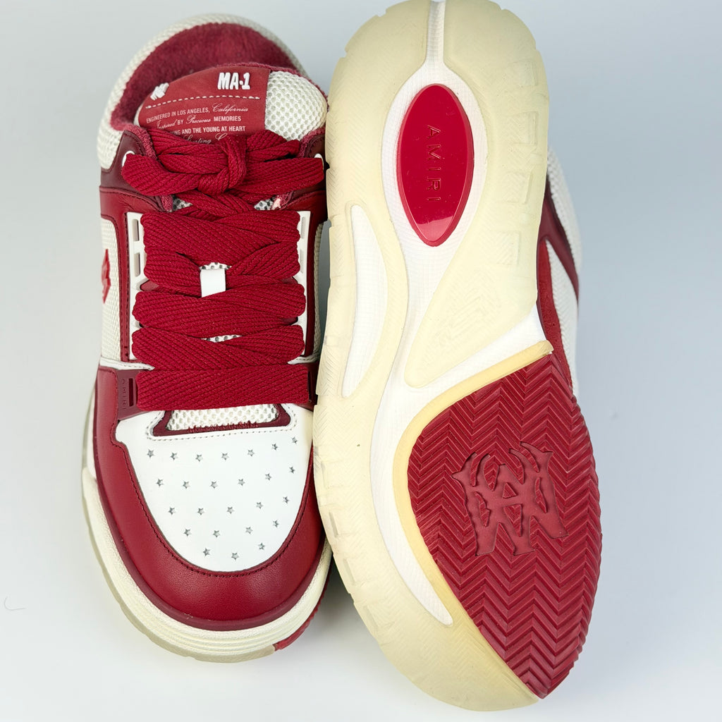 Amiri MA-1 Quad Deep Red Sneakers