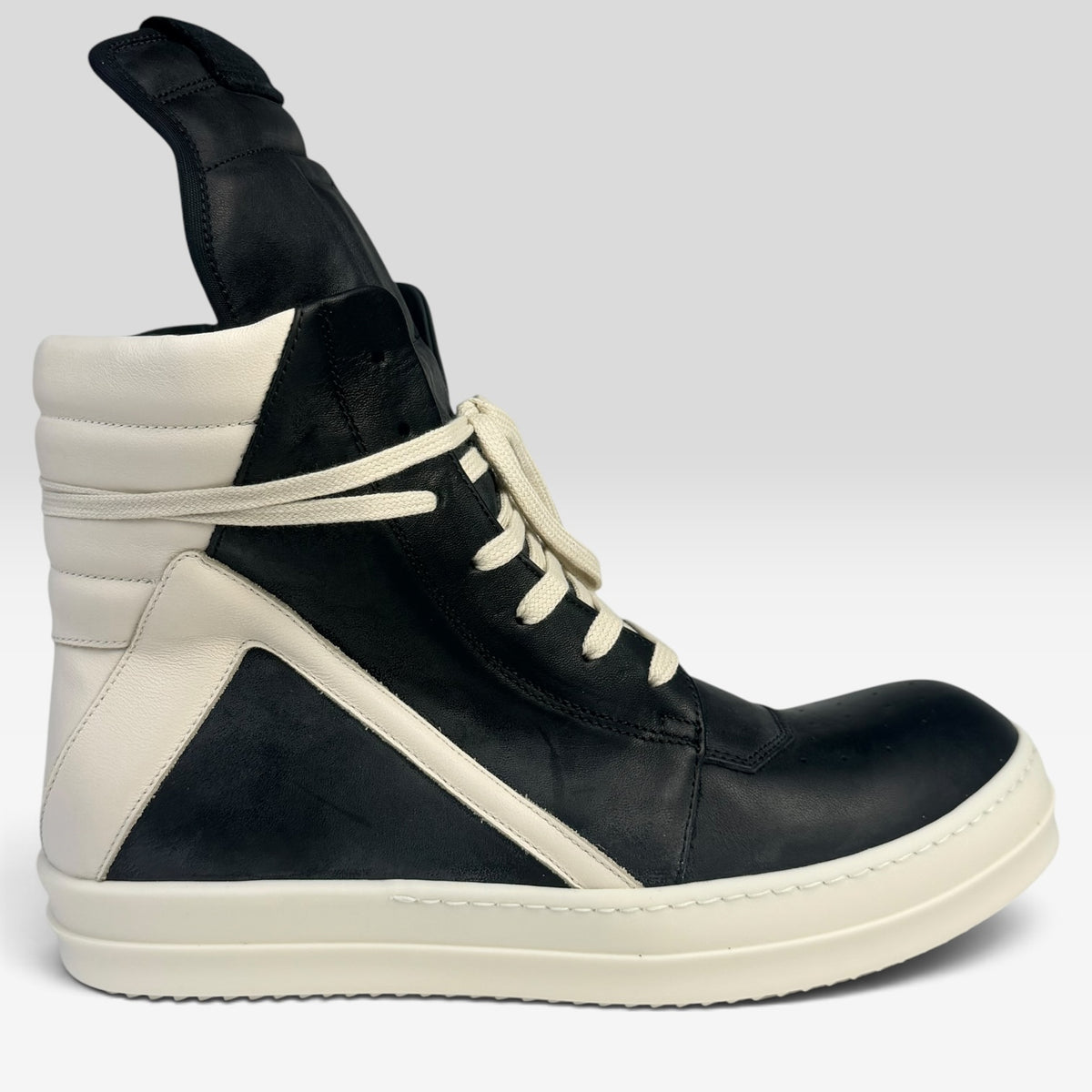 Rick Owens Geobasket Black/Milk