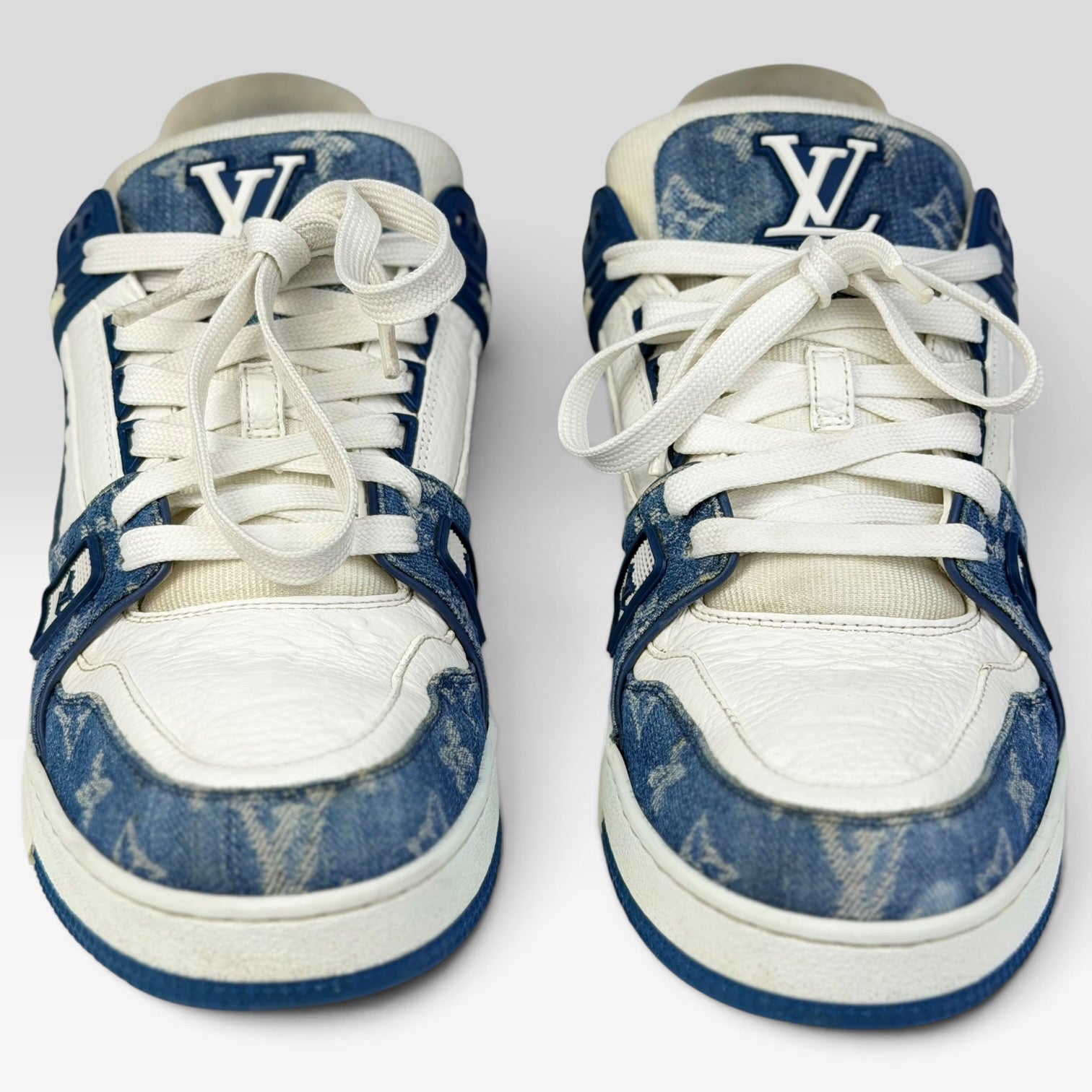 Louis Vuitton LV Trainer Sneaker Denim Monogram