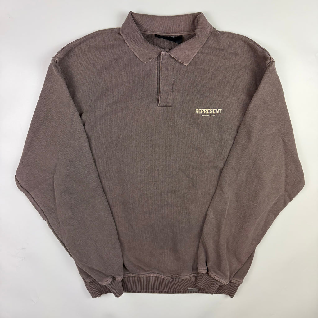 Represent Longsleeve Polo Sweater