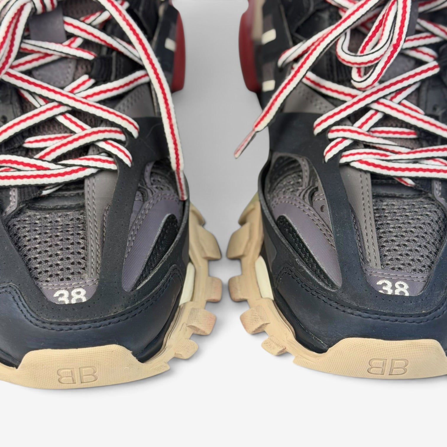 Balenciaga Track Bred Black/Red Sneakers