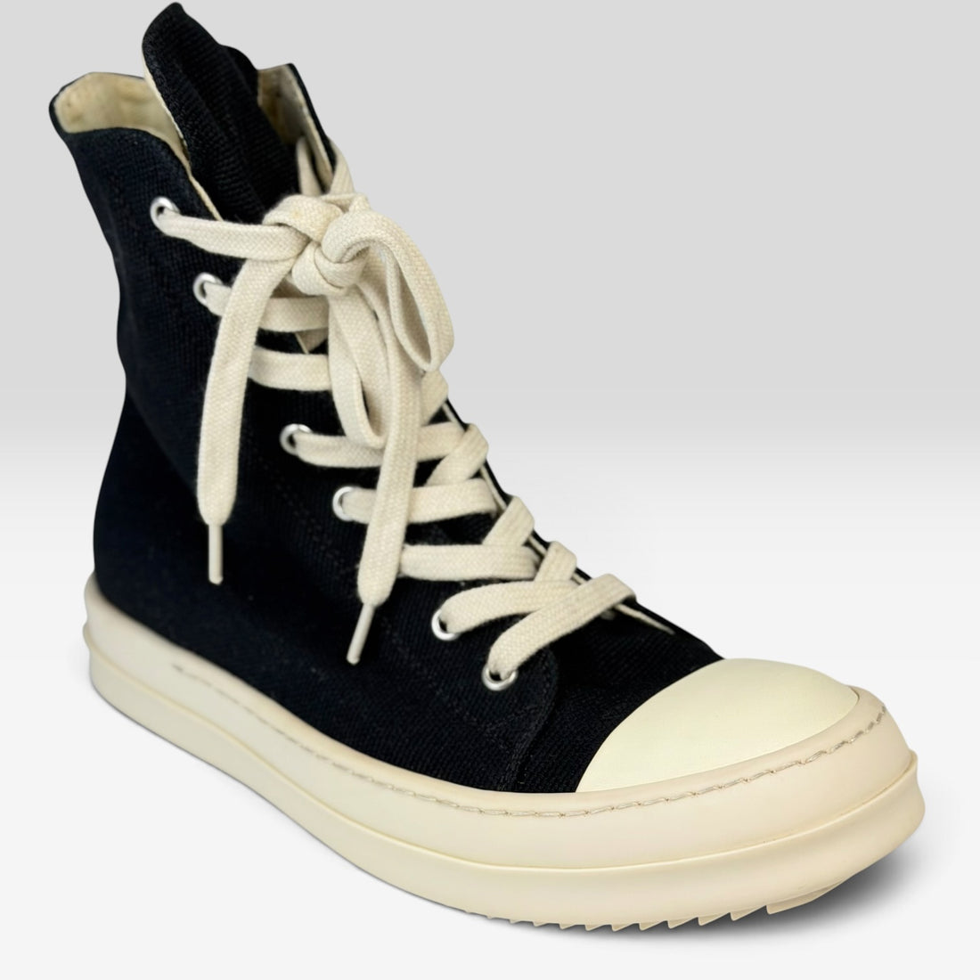 Rick Owens DRKSHDW Ramones High Black/Milk
