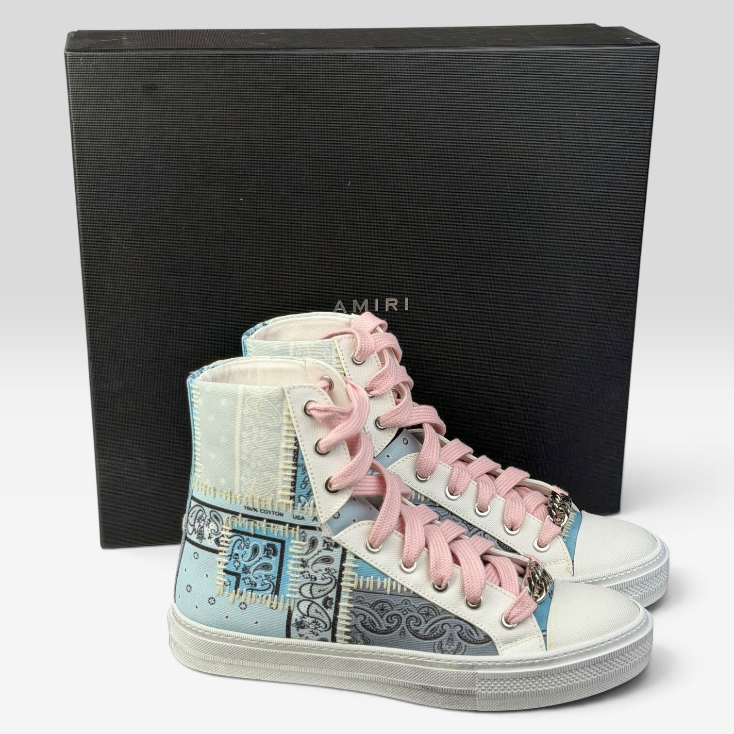 Amiri Sunset Sneakers Bandana Reconstructed