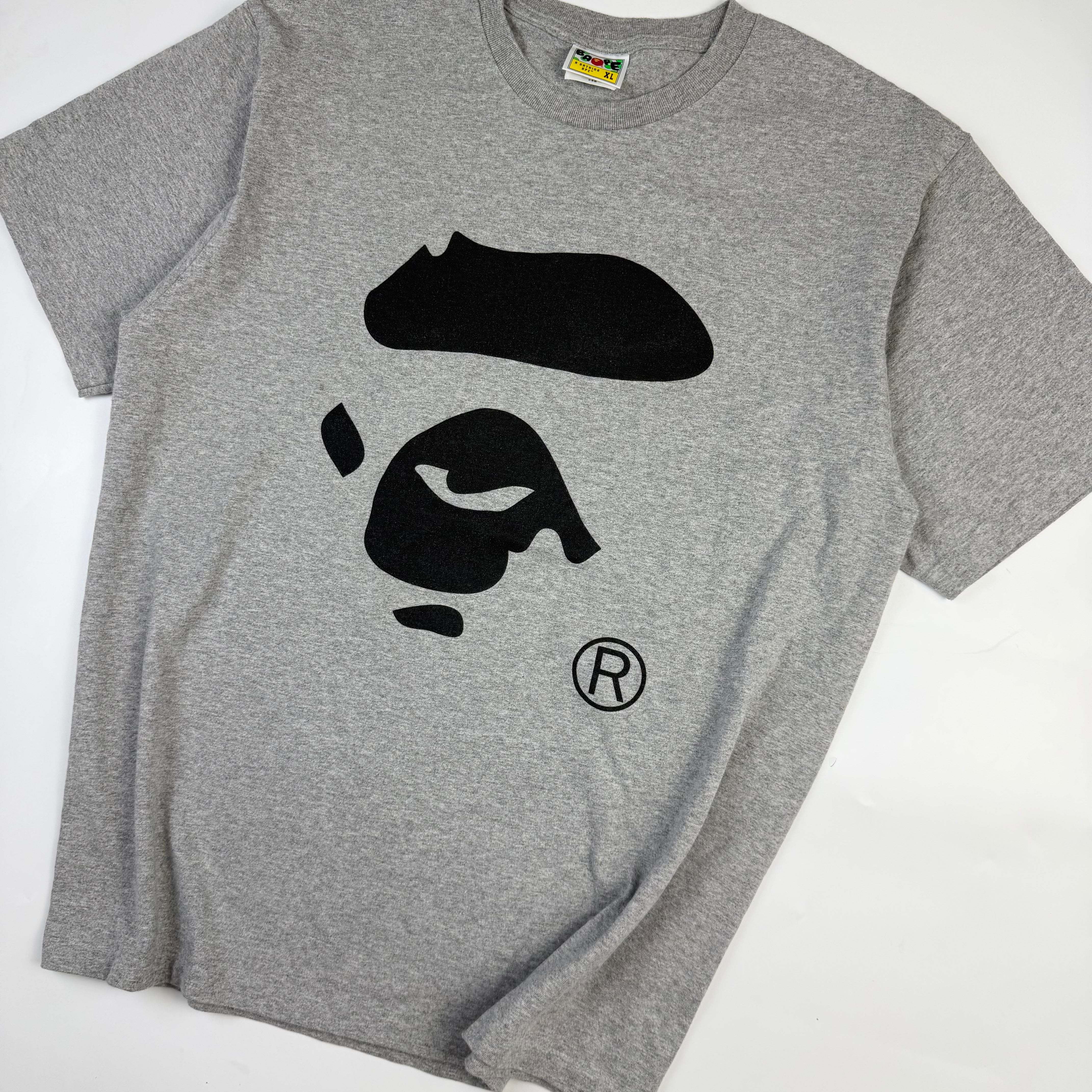 BAPE Big Ape Face T-Shirt Grey