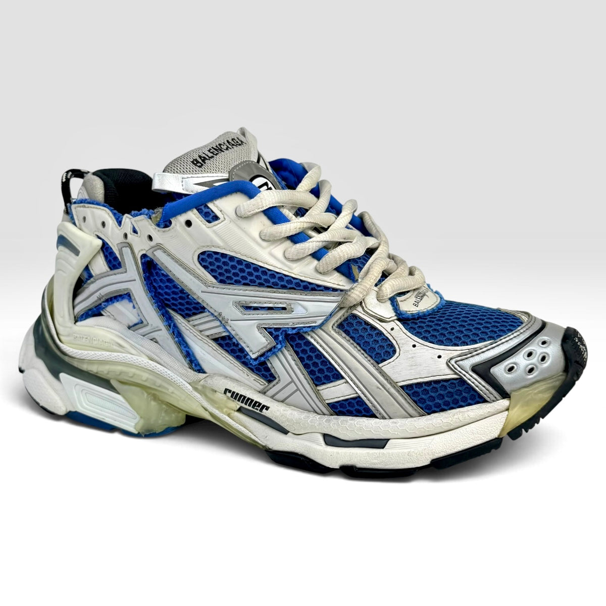 Balenciaga Runner Blue/White Sneakers