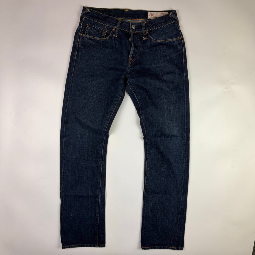 Evisu Embroidered Buddha Seagull Jeans