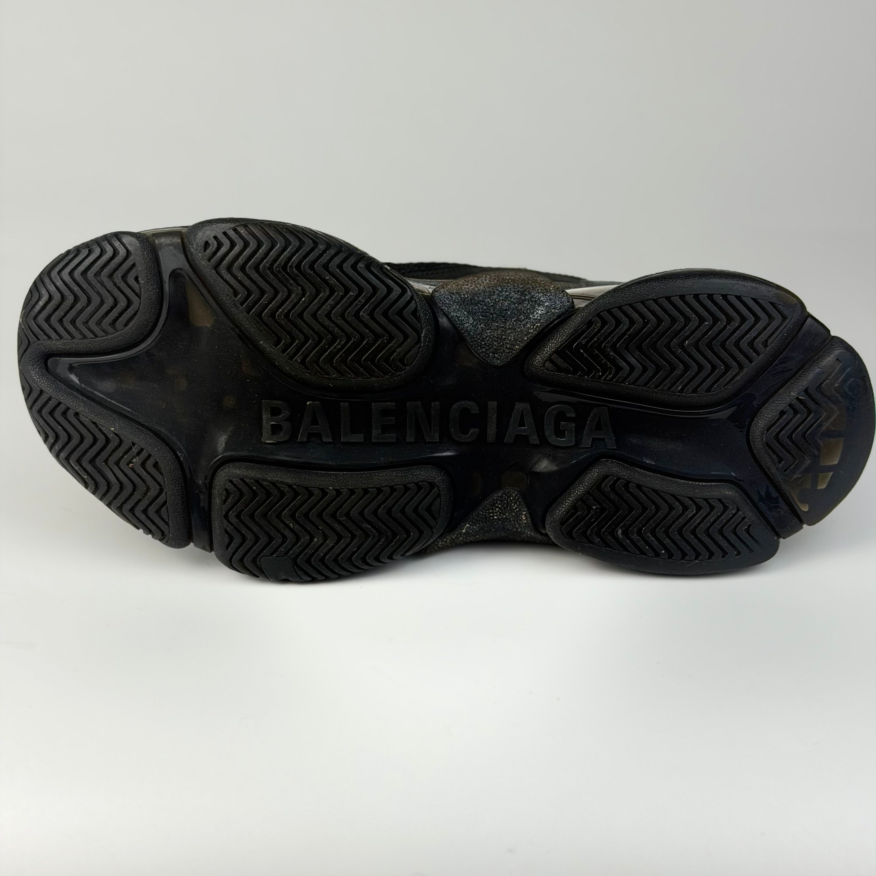 Balenciaga Triple S Black Clear Sole