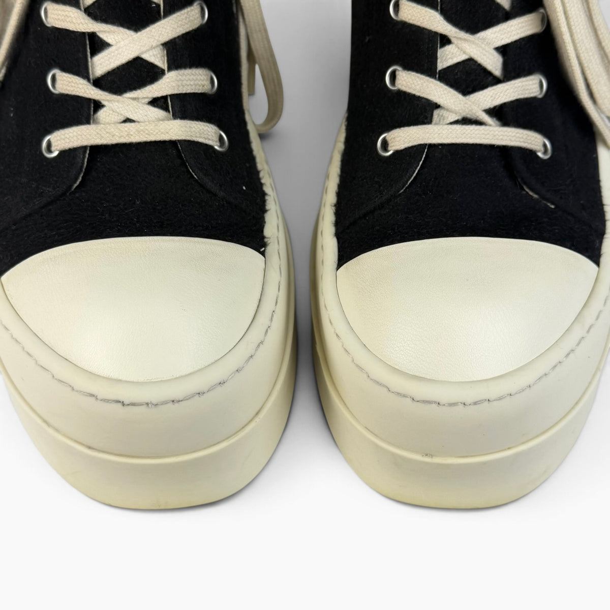 Rick Owens DRKSHDW Ramones Mega Bumper Black/Milk
