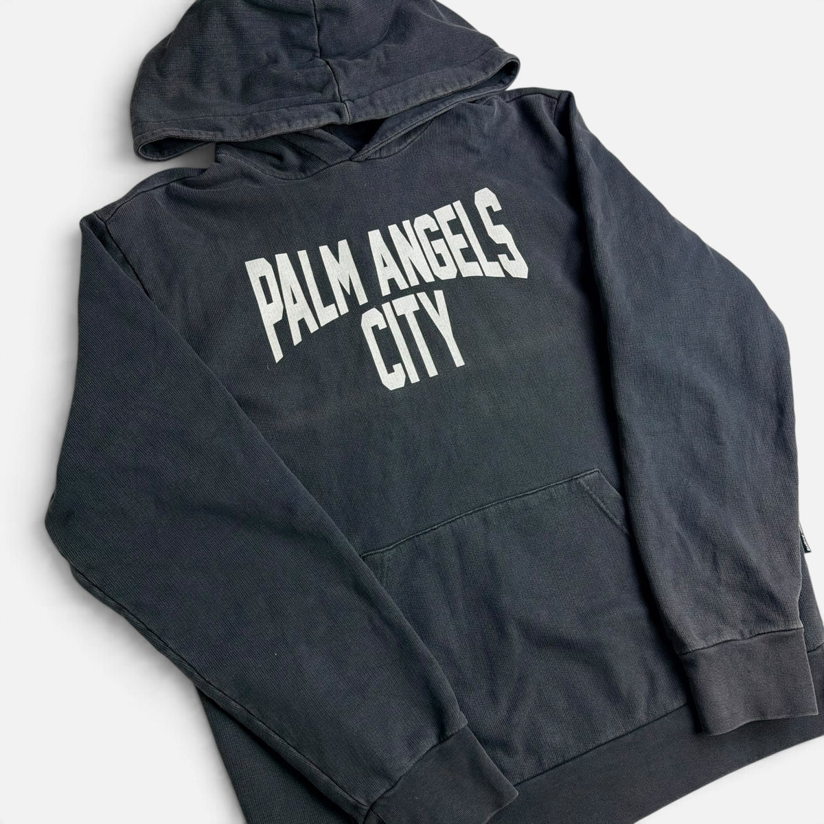 Palm Angels PA City Logo Hoodie Grey