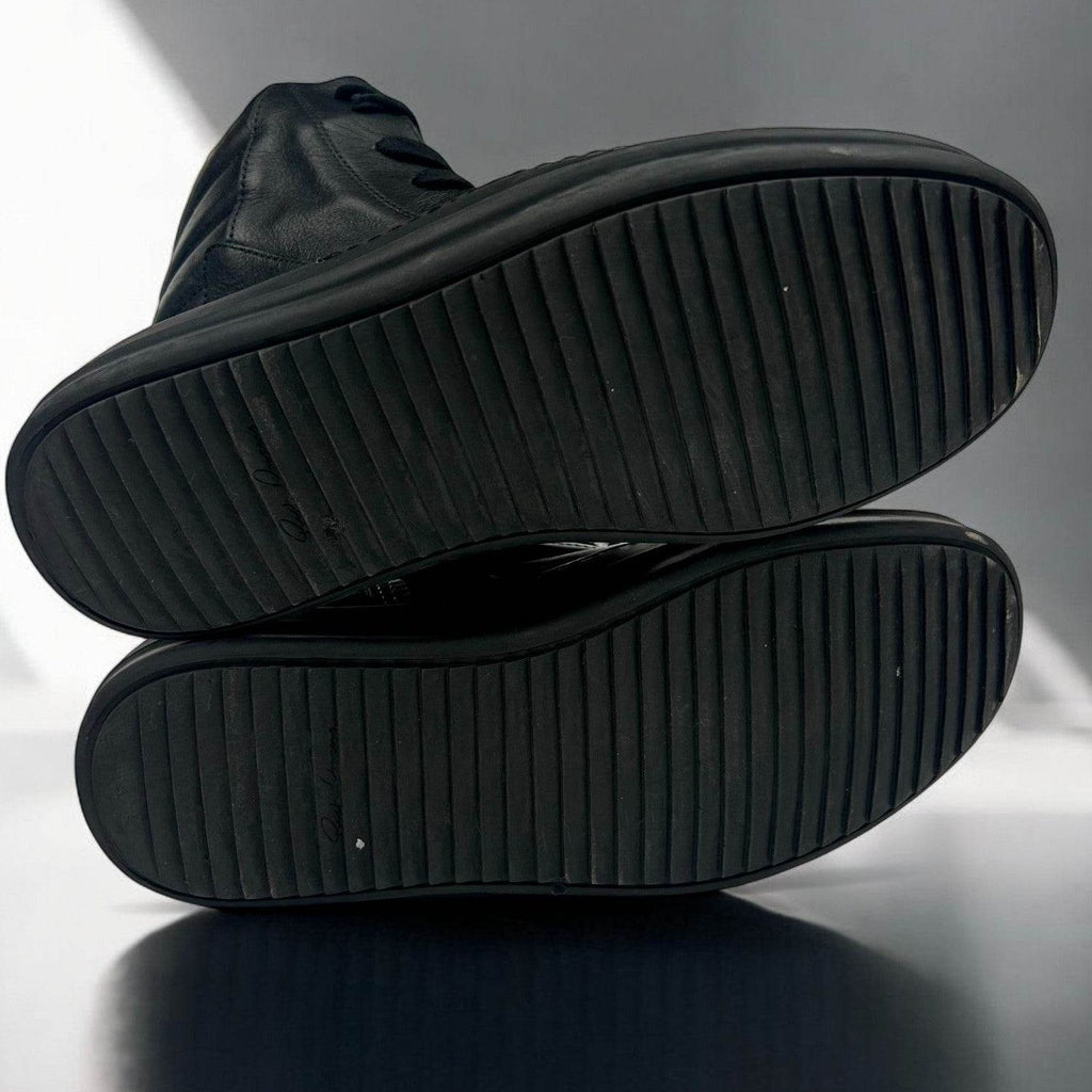 Rick Owens Geobasket Black Leather - V STEALS