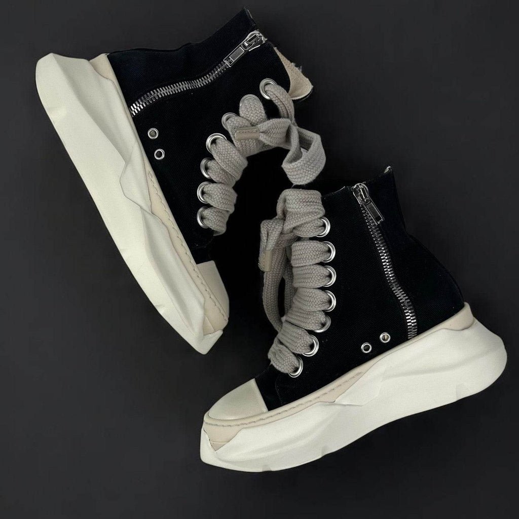 Rick Owens Ramones High Abstract Jumbo Lace - V STEALS