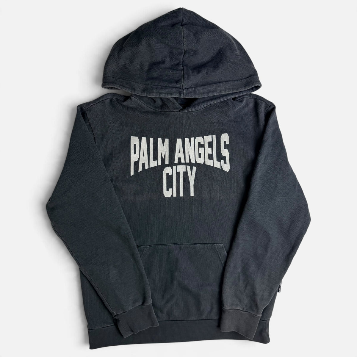 Palm Angels PA City Logo Hoodie Grey