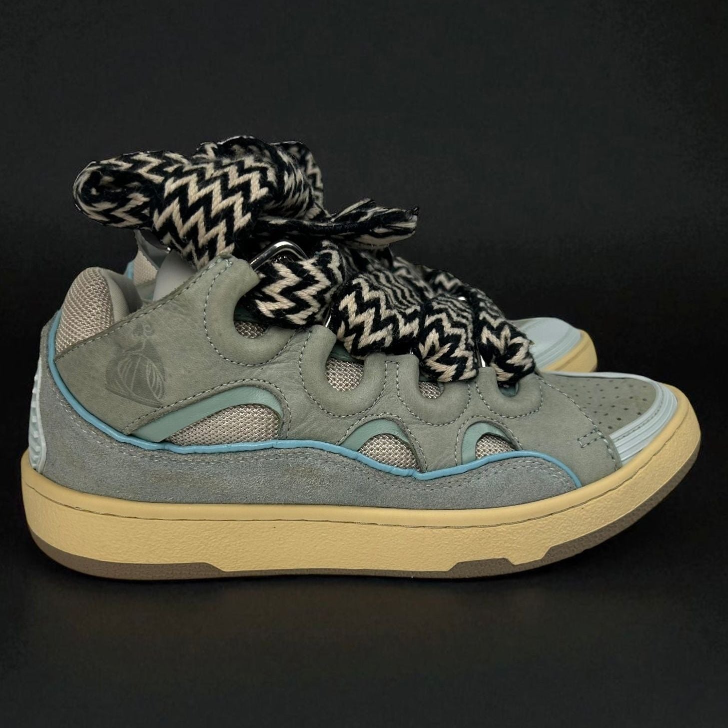 Lanvin Curb Blue Sneakers