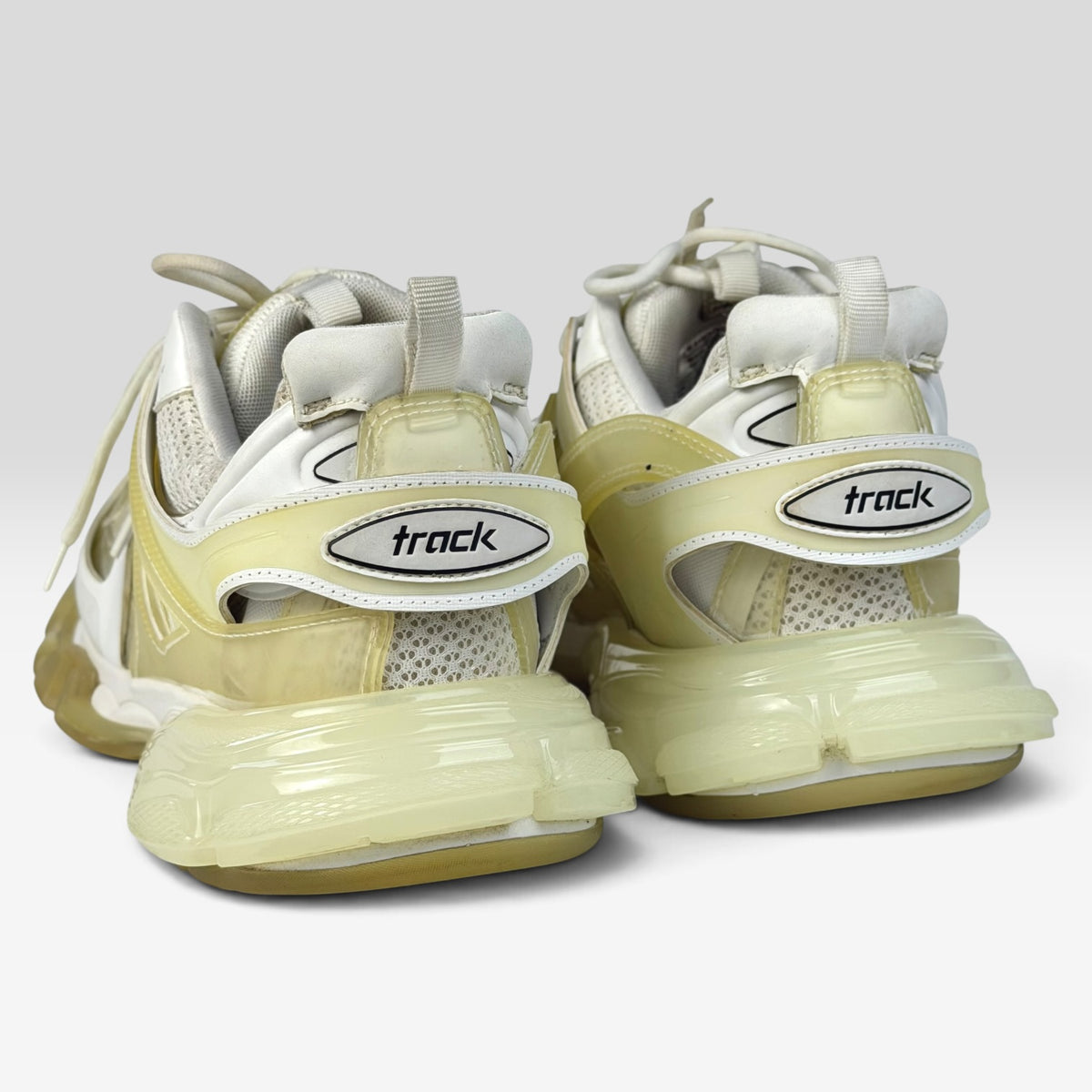 Balenciaga Track Clear Sole White