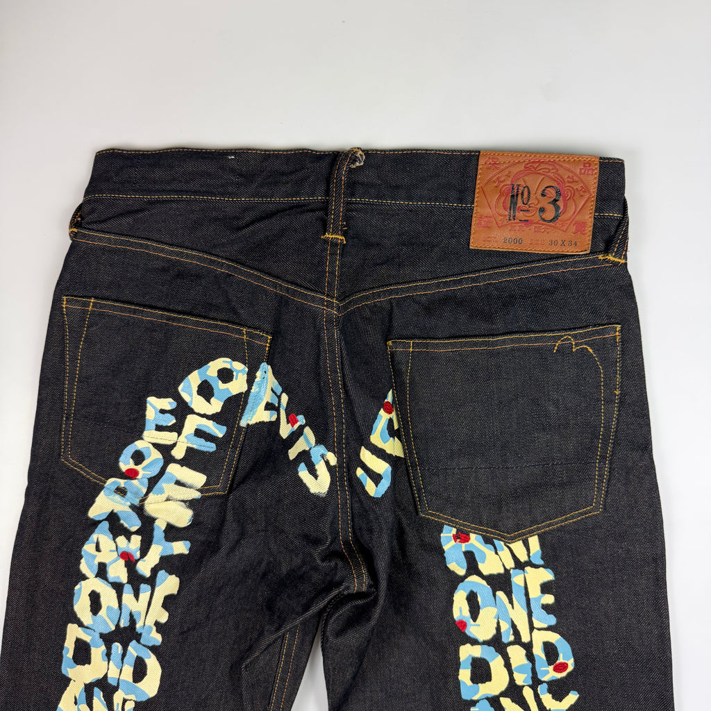 Evisu Raw Denim Daicock Jeans