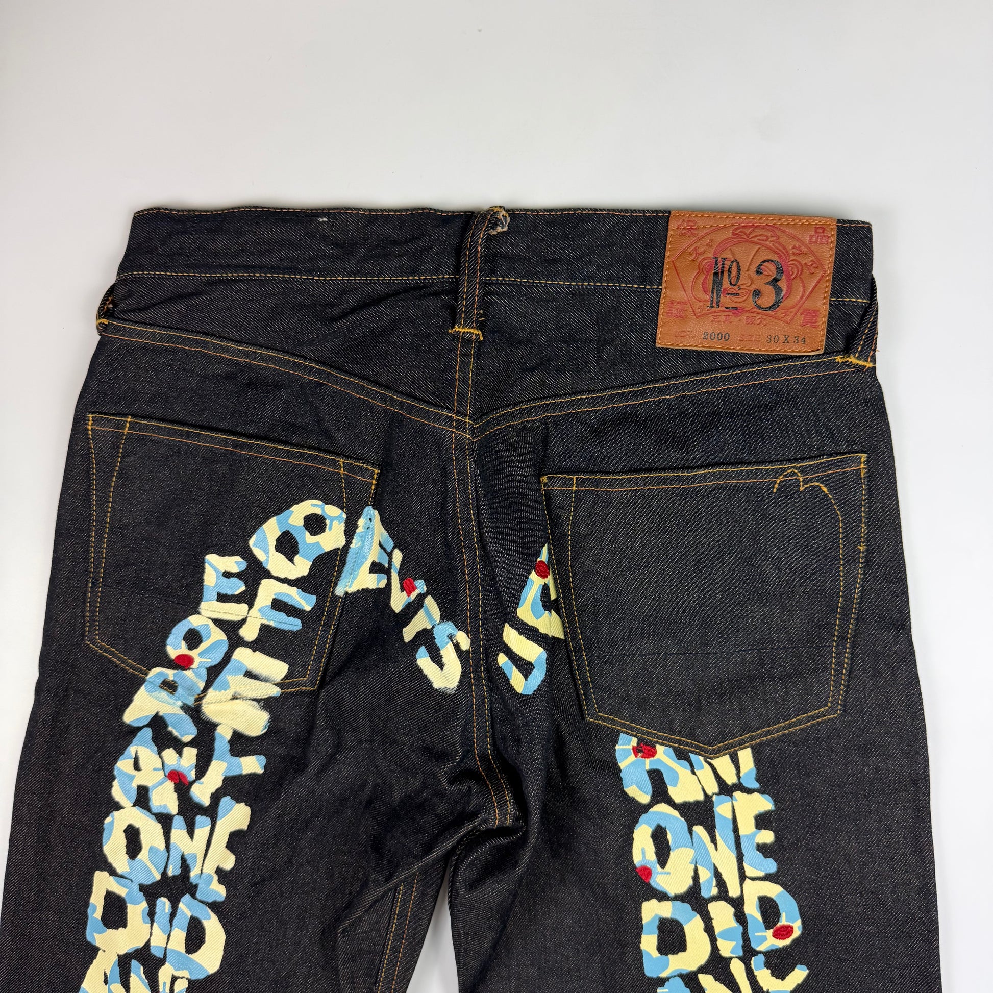 Evisu Raw Denim Daicock Jeans