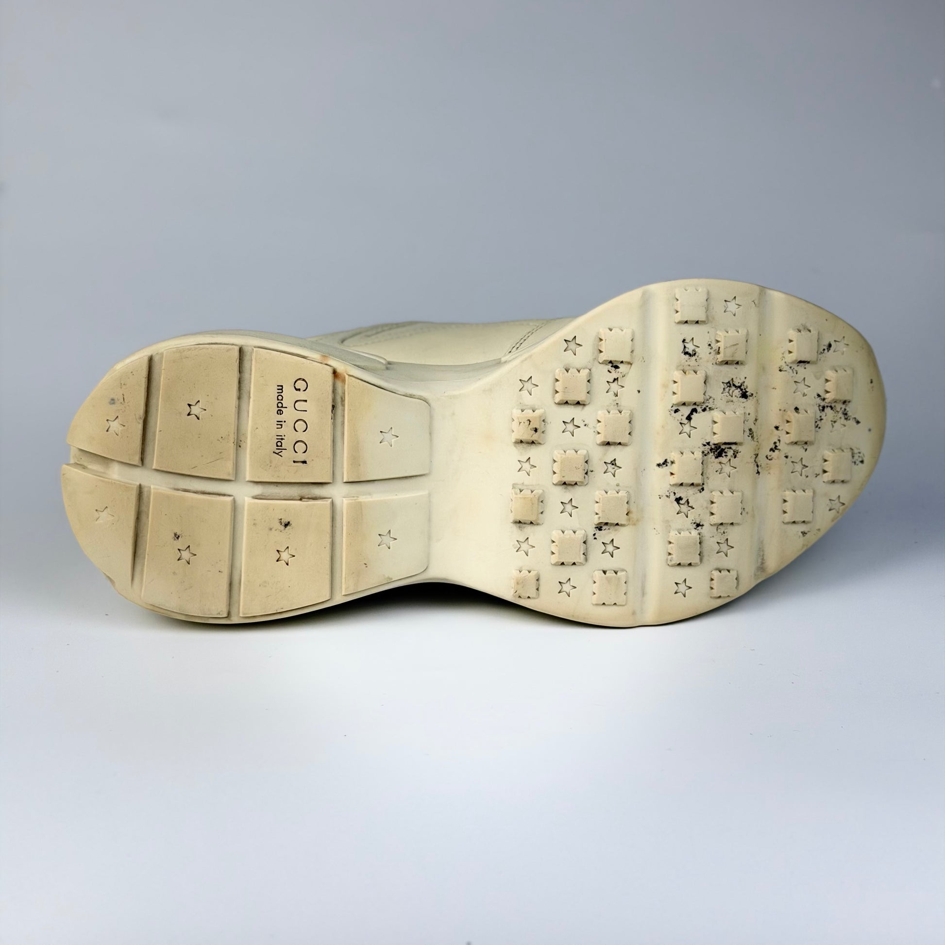 Gucci Rhyton Leather Sneakers