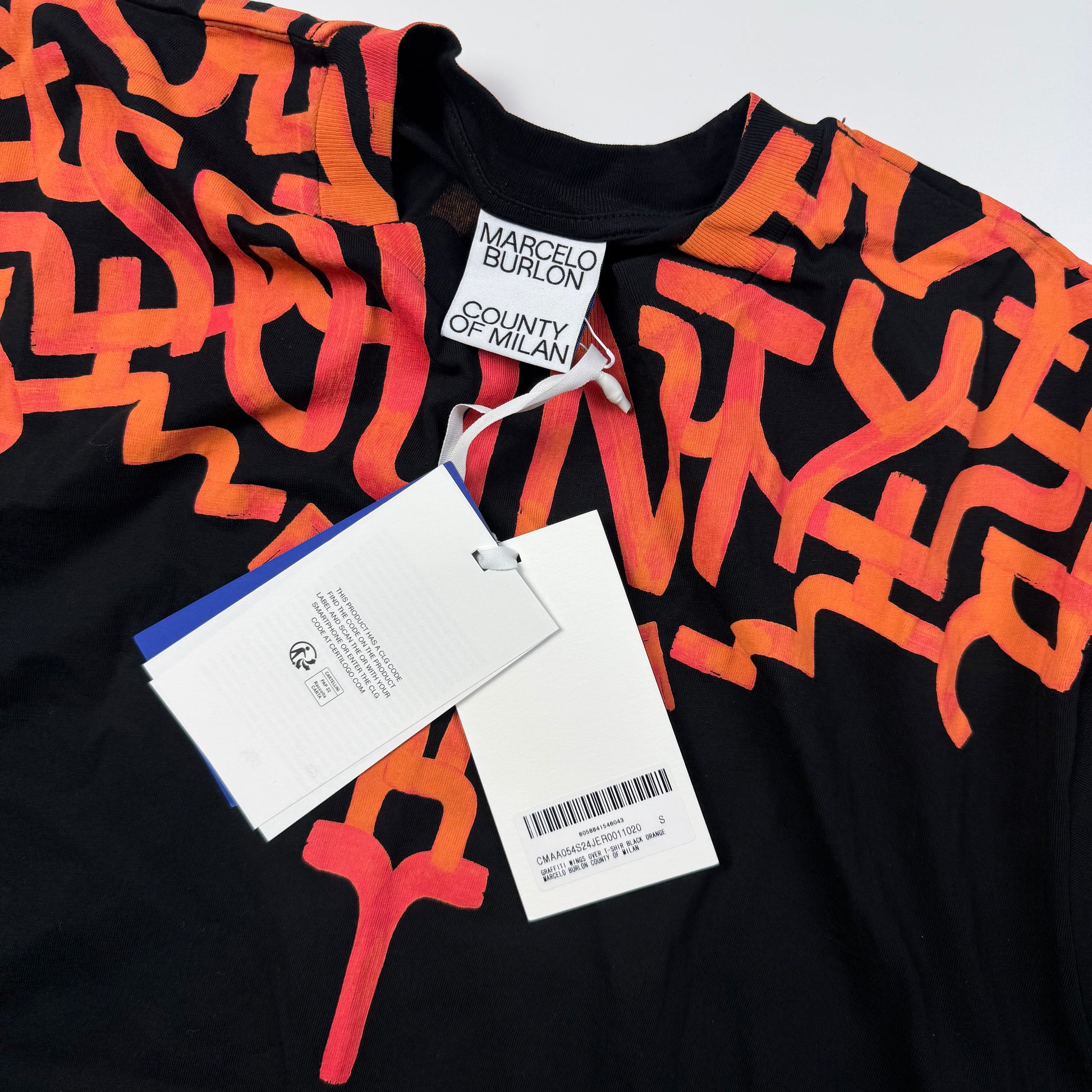 Marcelo Burlon Graffiti Wings T-shirt