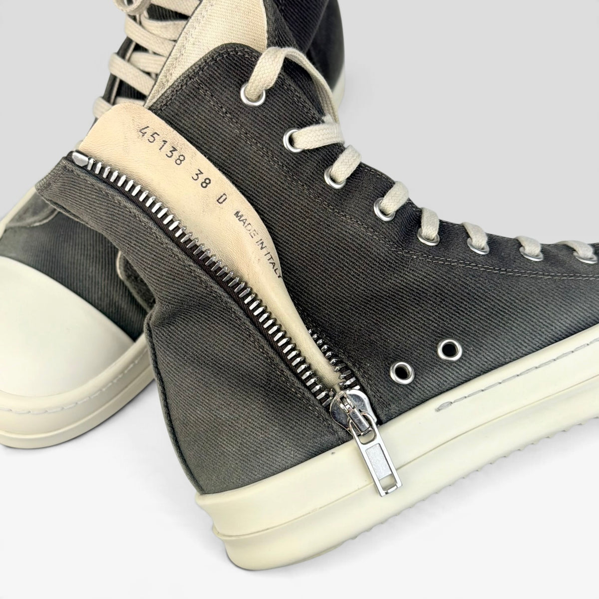 Rick Owens DRKSHDW Ramones High Dark Dust