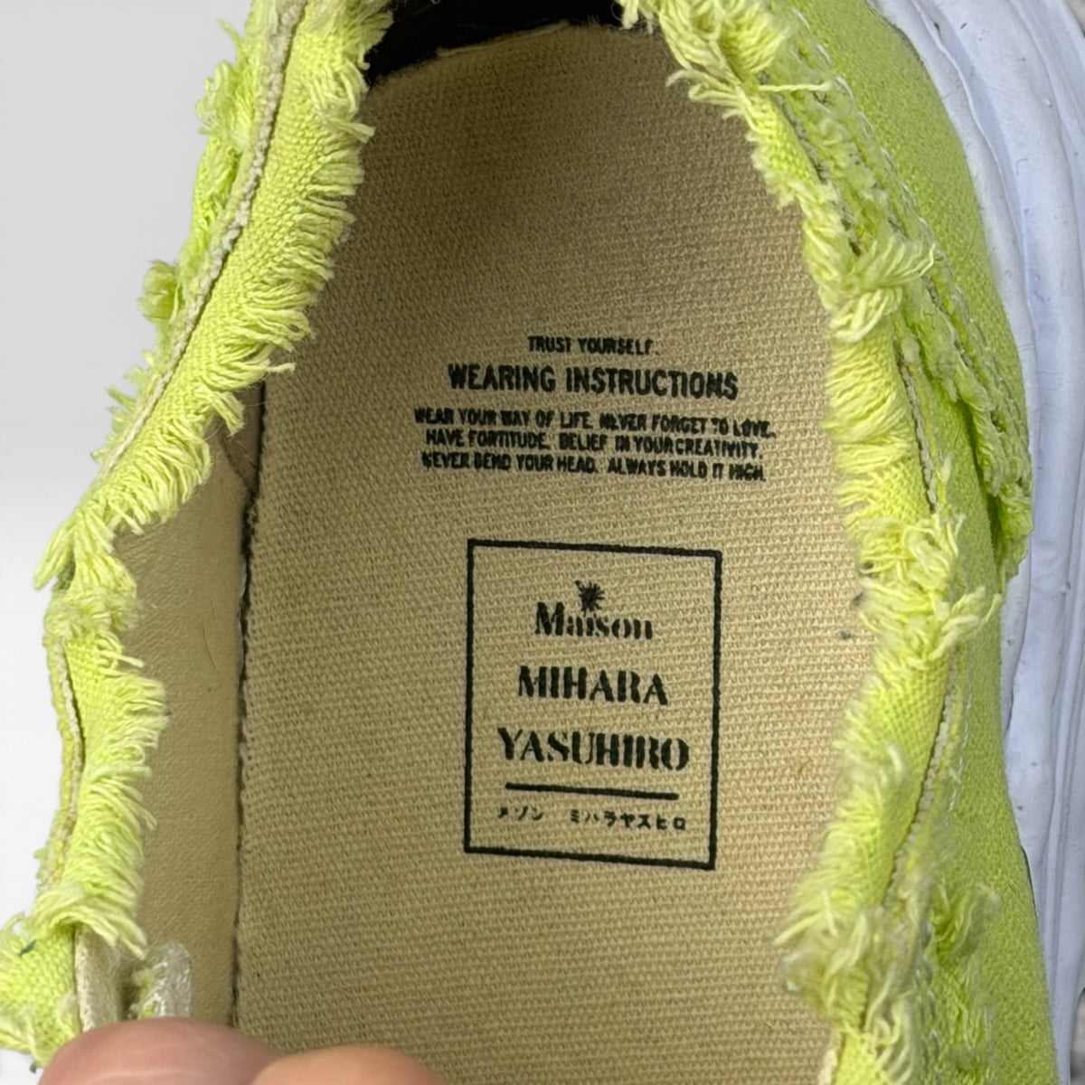 Maison Mihara Yasuhiro Hank Canvas Low Green