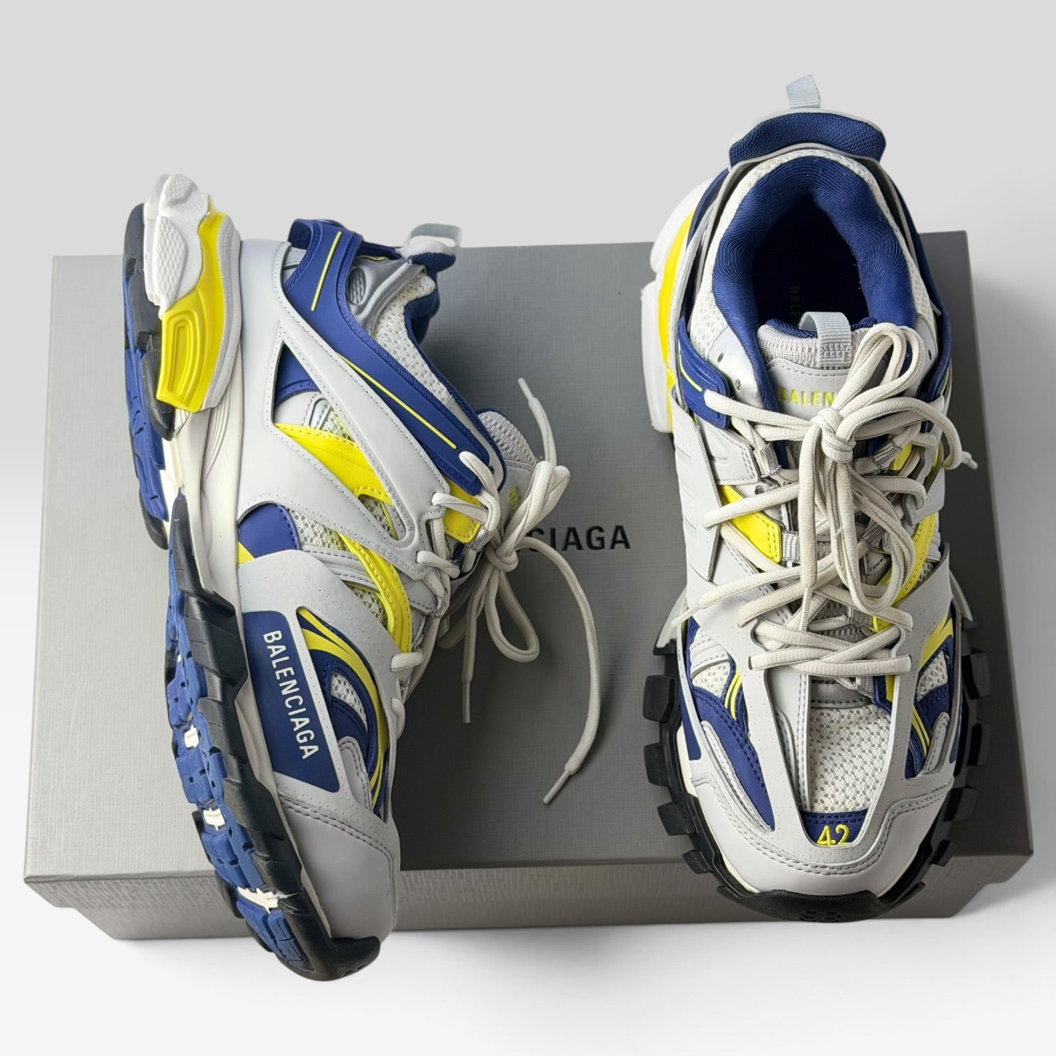 Balenciaga Track White/Dark Blue