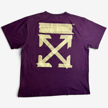 Off-White Purple Tape Arrows T-Shirt