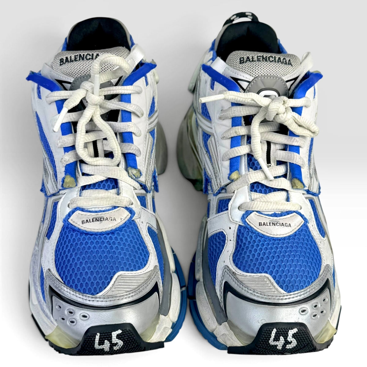 Balenciaga Runner Blue/White Sneakers