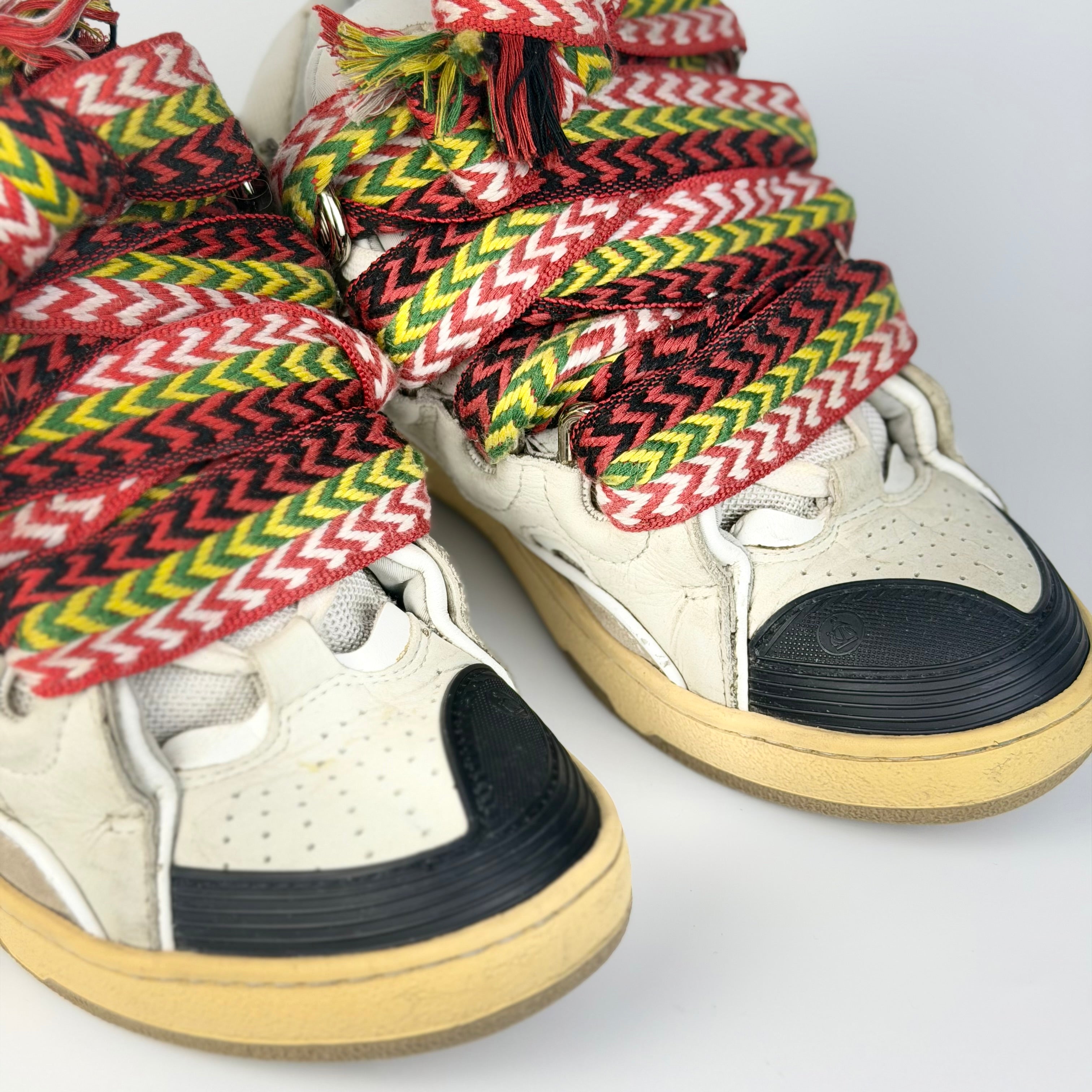 Lanvin Curb White Sneakers