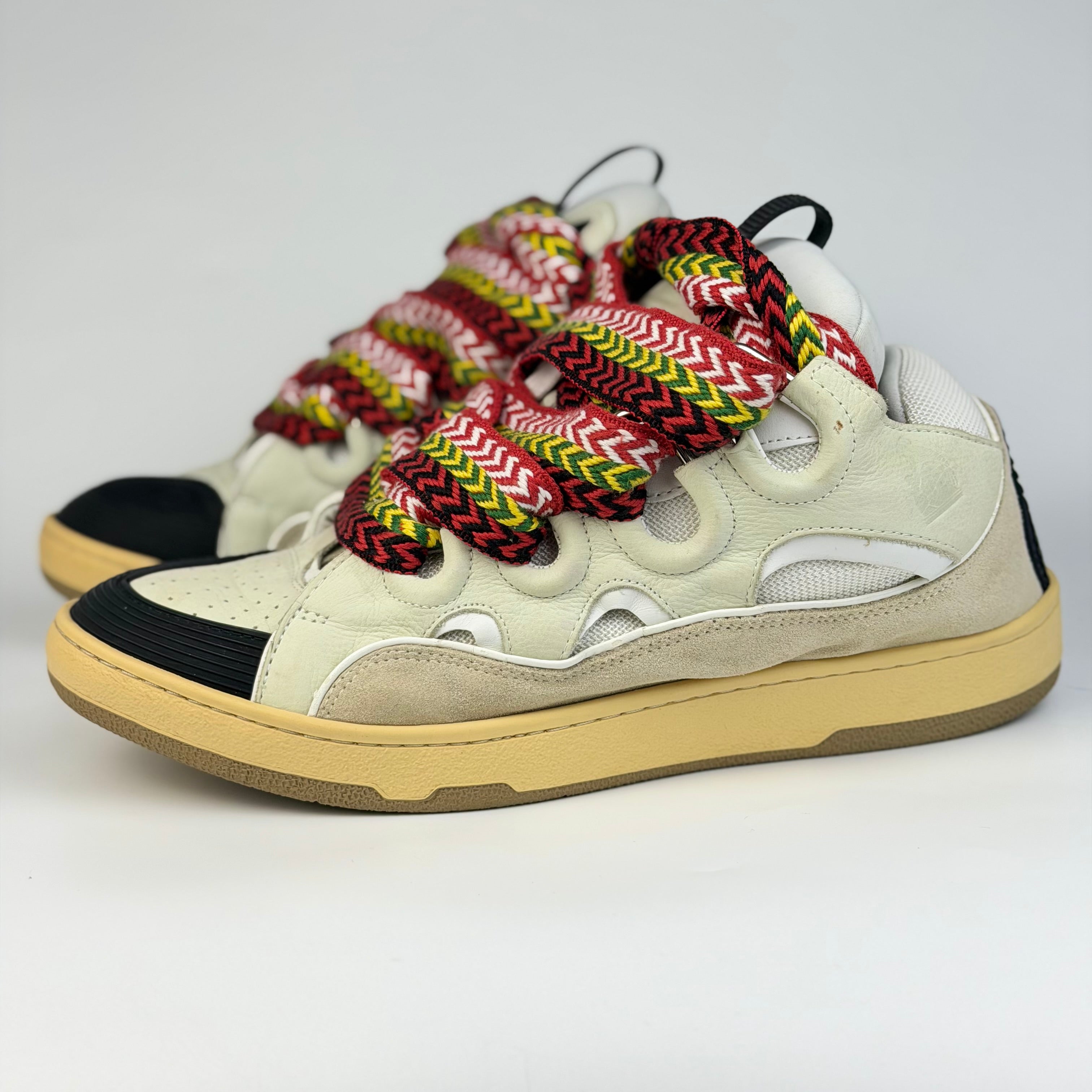 Lanvin Curb White Sneakers