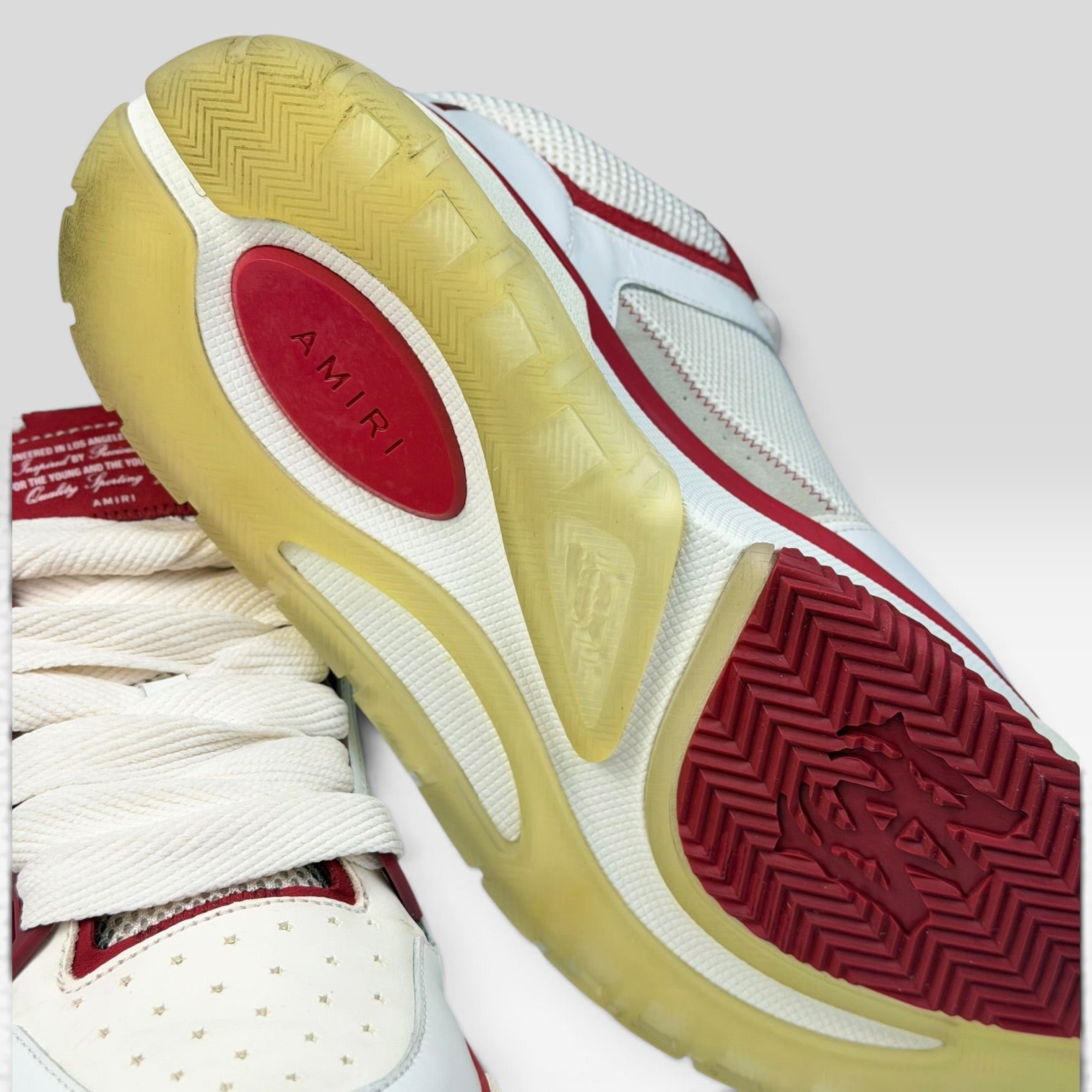 Amiri MA-1 White/Red | Sneakers Amiri