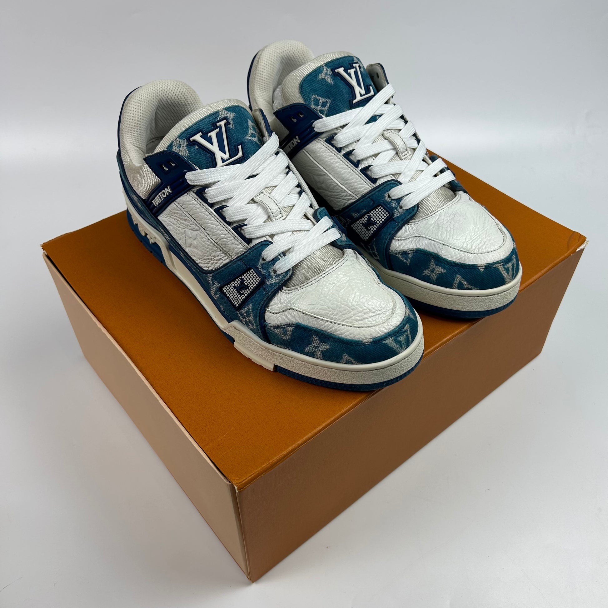 Louis Vuitton LV Trainer Blue Denim