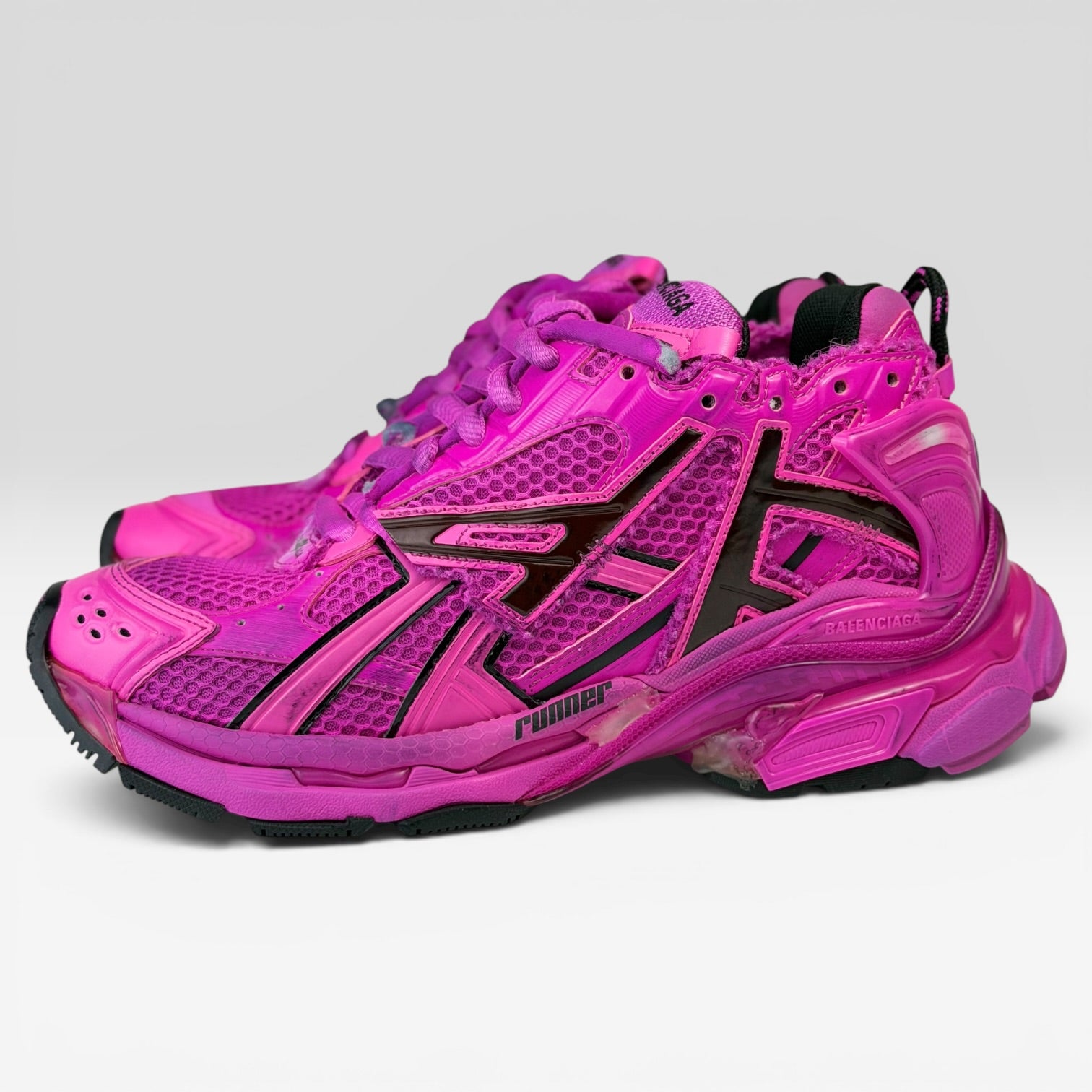 Balenciaga Runner Fuchsia Pink Sneakers