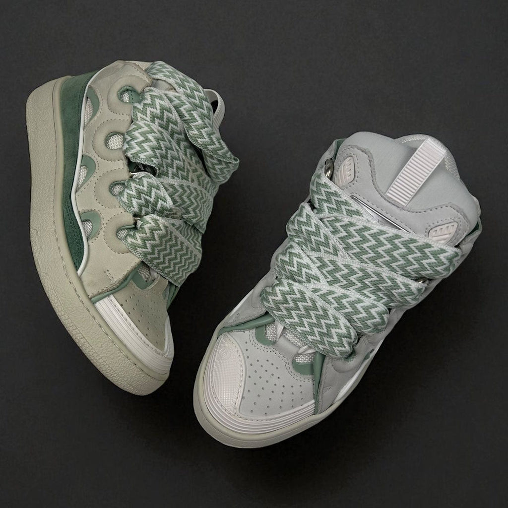Lanvin Turqoise White Sneaker