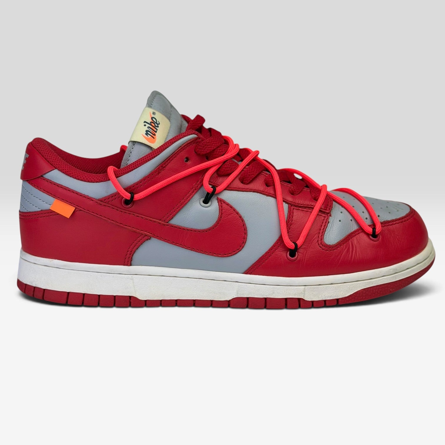 Off-White x Nike Dunk Low University Red UNLV
