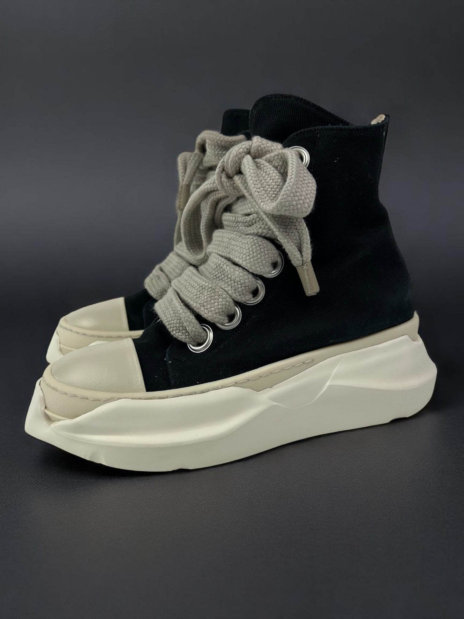 Rick Owens Ramones High Abstract Jumbo Lace - V STEALS