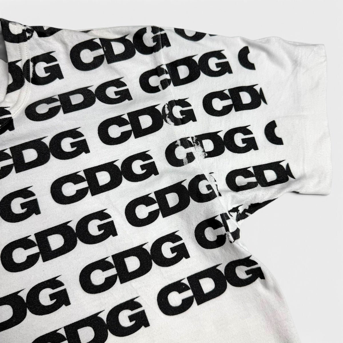 Comme Des Garçons CDG All-Over Print T-Shirt White